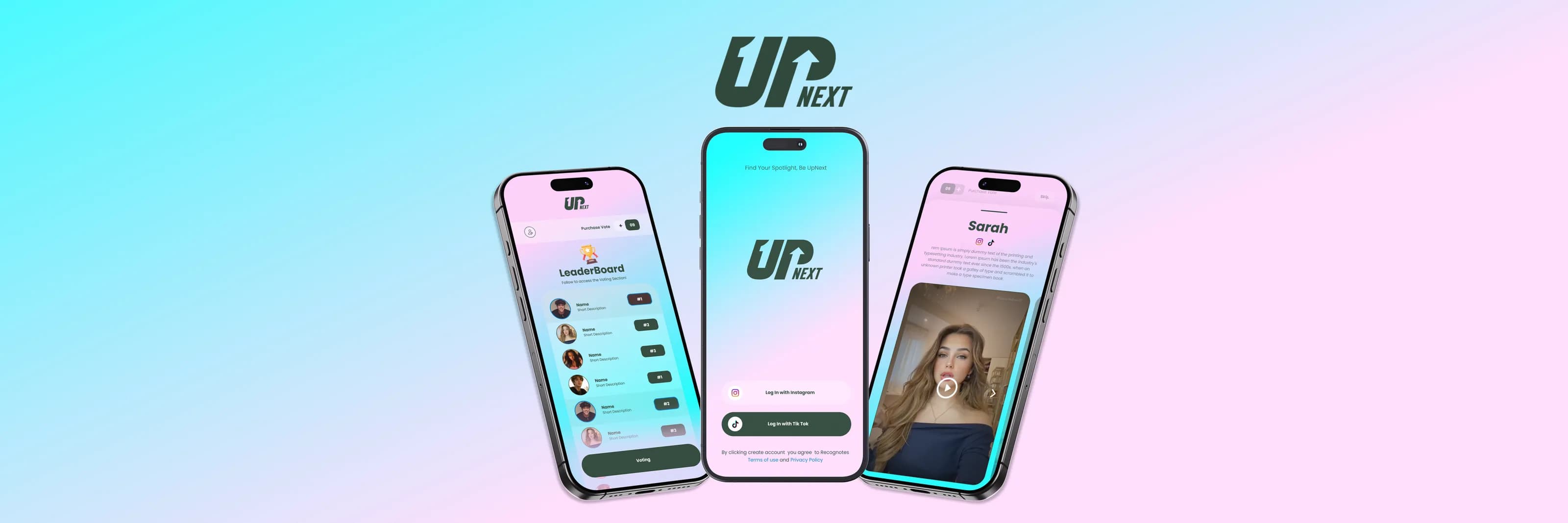 UpNext app preview