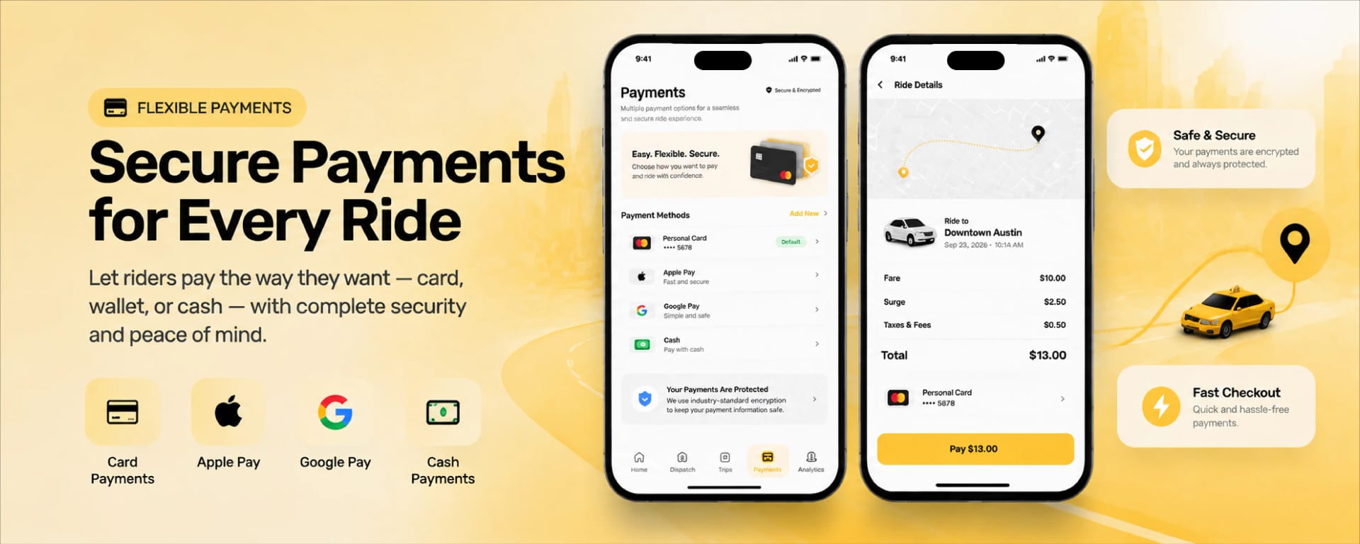 Taxi App industry vertical