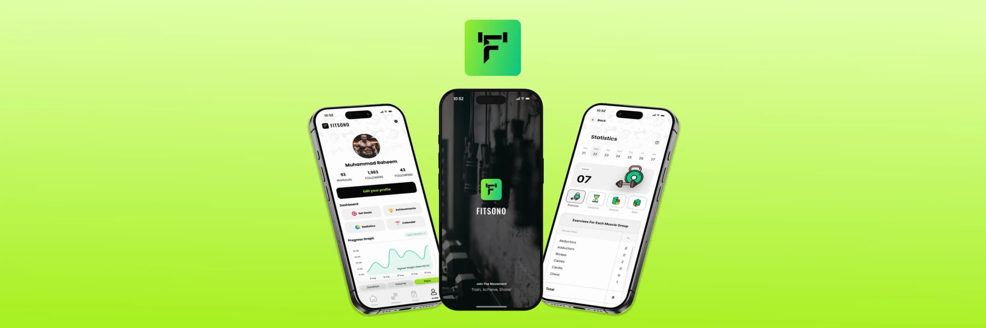 FitSono app preview