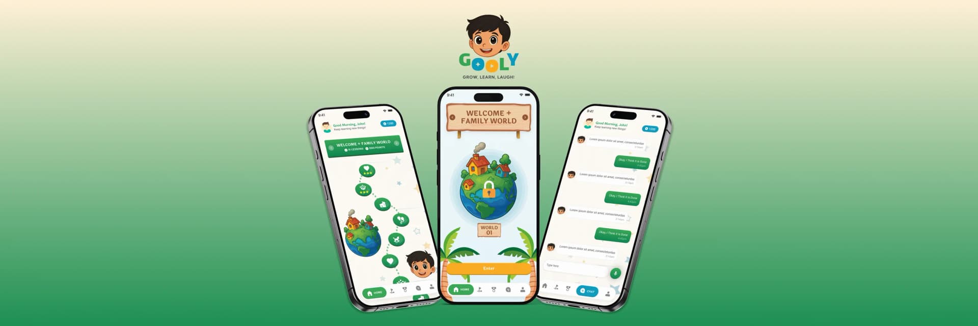 Gooly app preview