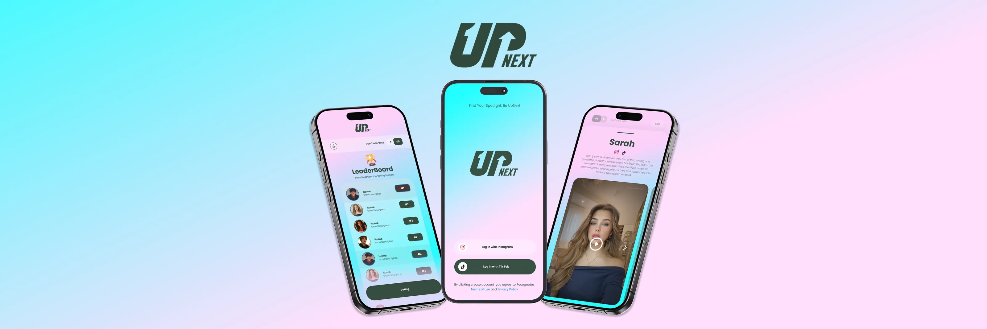 UpNext project preview